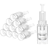 10PCS 12Pin 0.25mm Microneedling Pen Cartridges Replacement Part Threaded port Home Use (10PCS,12P)