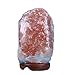 Himalayan Salt Lamp with Wood Base & Dimmer Cord & Light Bulbs,7-9 inch,4.5-6.6 lbs