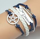 BOXINGCAT Fashion Lady Retro Infinity Wings Owl Strands Suede Rope Bracelet Gift