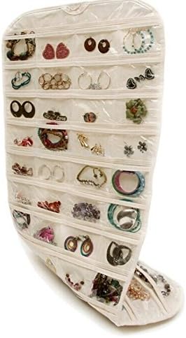 Earring Bag Transparent Business Membership Card Holding Bag 80 Pocket Jewelry Hanging Storage Organizer Holder