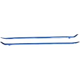 Tire Iron Tool Blue QC-B42-B2 41in Car Truck Auto Lever Bar 2-Pieces