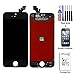 cellphoneage® White for iPhone 5 5G LCD Replacement screen Display Glass Touch Screen Digitizer Assembly kit with Free screen protector (Black)