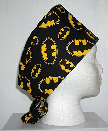 Scrub Hat Batman Symbols Cotton Fabric Nurse Cap Doctor Do-Rag Skull