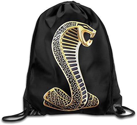 MPOD Ford Cobra Logo Drawstring Backpack Bag