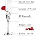 Wedding Champagne Glass Set Silver Toasting Flute Glasses Pack of 2 with Rhinestone Rimmed Hearts Decoration for Wedding, Anniversary and Special Occasions