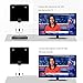 Masione HDTV Antenna Amplified Super Thin Indoor Using - with Detachable Amplifier Signal Booster UHF VHF High Gain and 10ft Excellent Performance Coaxial Cable - 60 Miles Range Digital Antenna