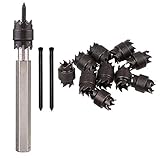 13Pcs Double Sided Rotary Spot Weld Cutter Sets, 3/8