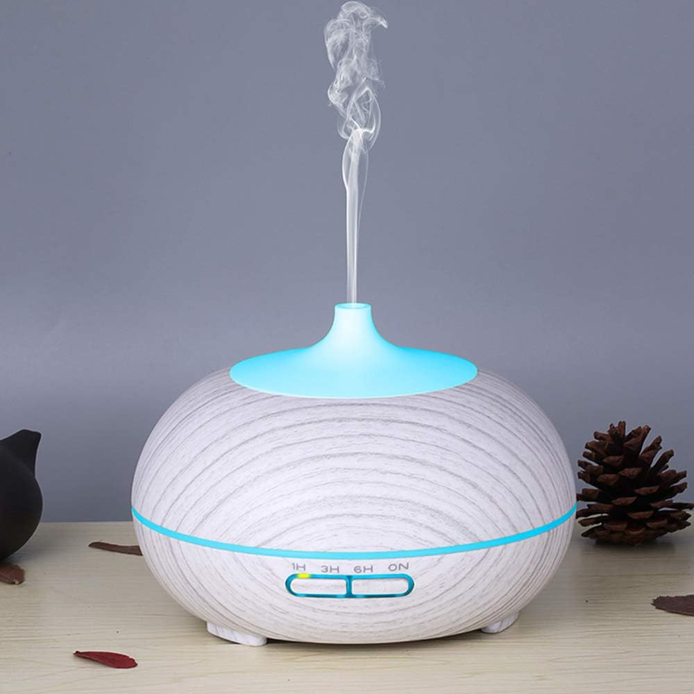 Akehuoeng Essential Oil Diffuser 300ML Cool Mist Humidifier Aromatherapy Diffuser with Night Lights Changing and Timer for Home Bedroom Office Yoga Spa
