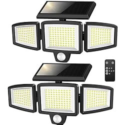 WWimy Solar Lights Outdoor, 210 LED 2500LM Motion