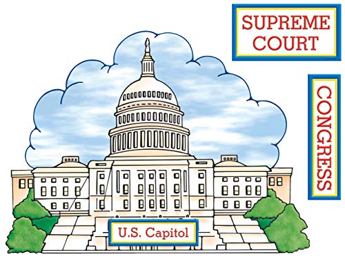 Scholastic Teacher's Friend Our Government at Work! Bulletin Board (TF8008) - Thumbnail 3