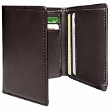 Chalier Mens RFID Blocking Leather Trifold Wallet Card Holder Security Wallets