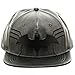 Batman Metal Logo PU Leather Snapback Cap