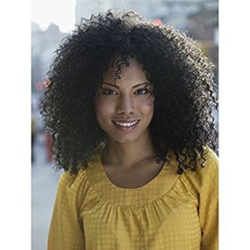 Buy Popular Afro Curly Hairstyle Women Wig Synthetic Wig Online At