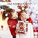 Toyvian Stuffed Animal Bear Plush Toy I Love You Gift Red Heart Soft Animal Doll for Kids Girlfriend Valentine's Day, 10 Inches, Brown