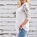 Goddessvan Plus Size Tops, Women Long Sleeve O-Neck Casual Floral Print Shirt Blouse