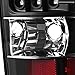 Full Black Chevy Suburban Tahoe GMC Yukon Denali LED Tail Lights Brake Lamps