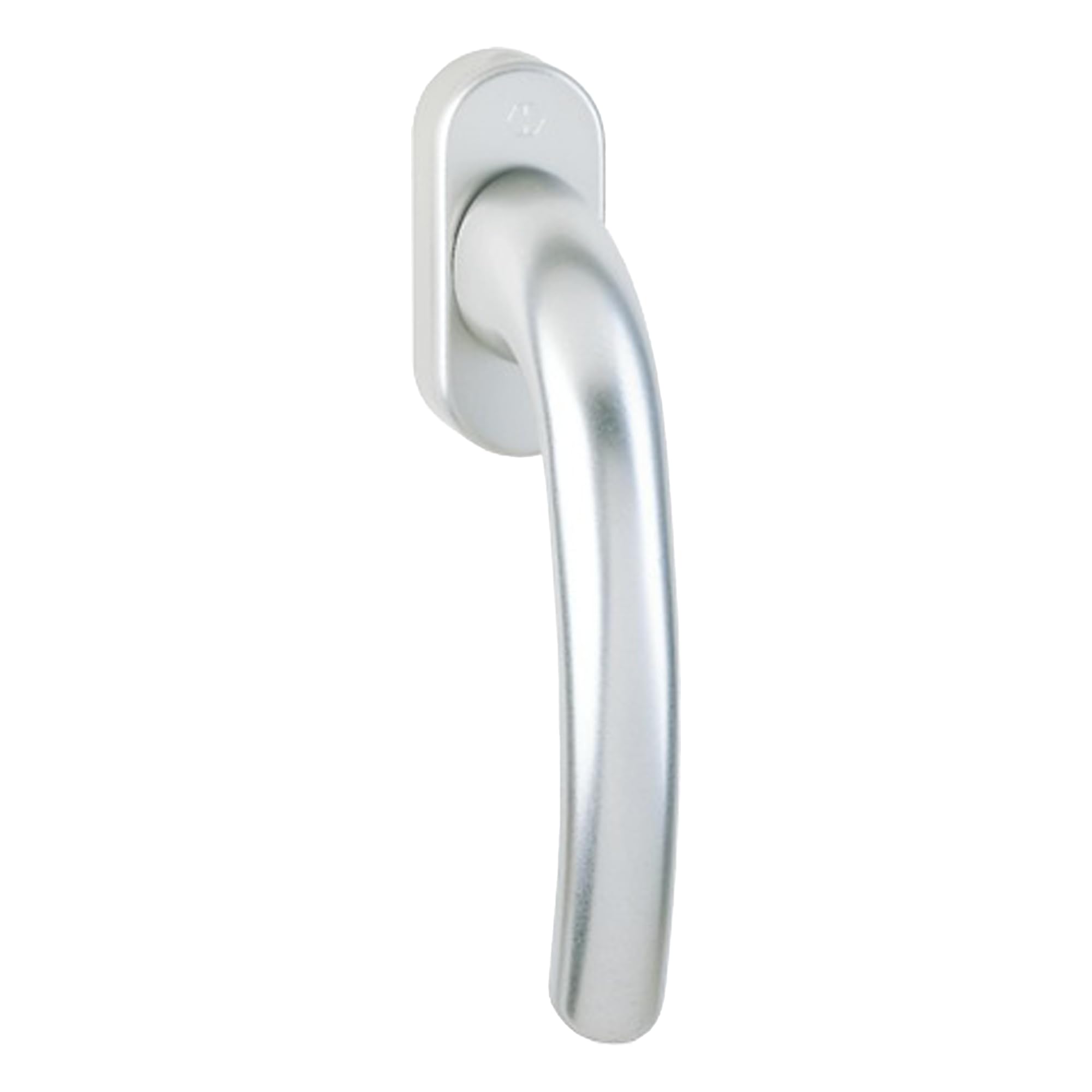 HOPPE Tokyo Aluminium Non Lockable Tilt and Turn Window Handle - 38mm Spindle - F1 Anodised Silver Finish