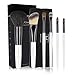 DUcare 6 Pieces Professional Kabuki Brushes For Face and Eye Blending, Contouring, Highlighting & Setting Powder with Case