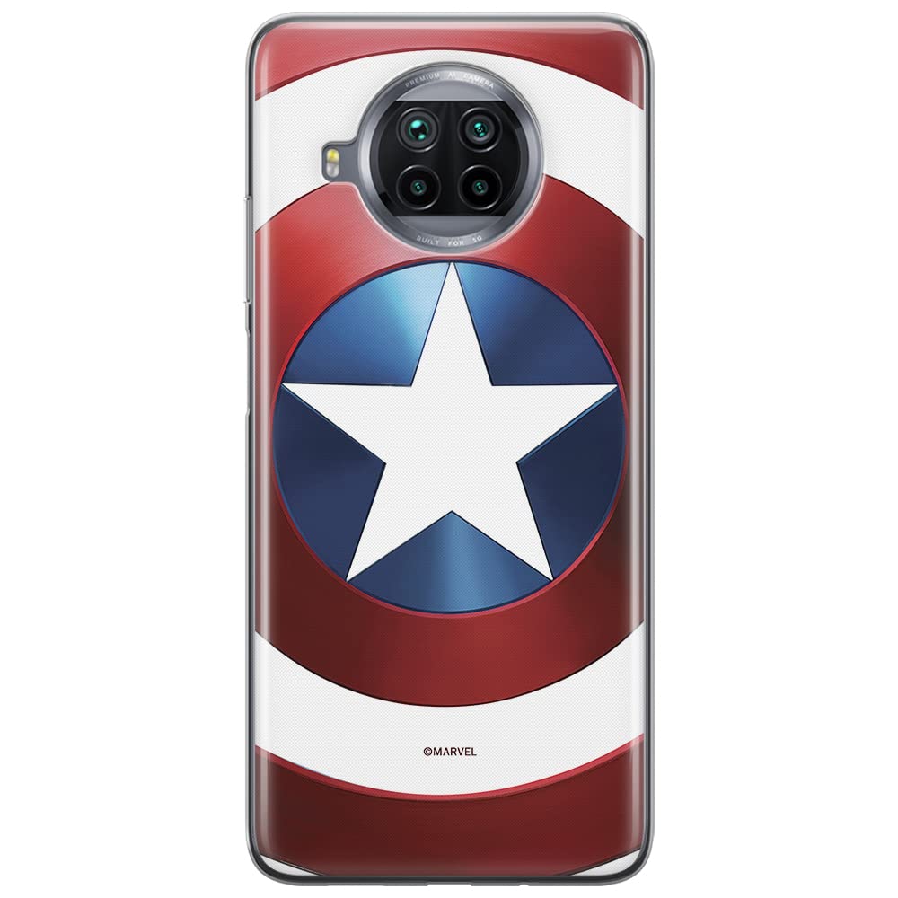 ERT GROUP mobile phone case for Xiaomi MI 10T LITE/REDMI NOTE 9 PRO 5G original and officially Licensed Marvel pattern Captain America 025 adapted to the shape of the mobile phone, case made of TPU — image 1