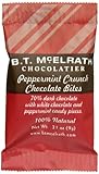 B.T. McElrath Chocolate Bite 70%, Peppermint Crunch, .3 Ounce (Pack of 90)