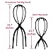 Dreamlover Wig Head Stand, Tall Wigs Stand for Long Wigs, 2 Pack