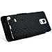 HOTCOOL Samsung Galaxy Note 4 Holster Case - Slim Hard Shell Holster Combo With Kickstand & Belt Clip 2014rnb Case For 2014 Samsung Galaxy Note 4 Smartphone, Black