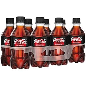 Image of Coke Zero Sugar Diet Soda Soft Drink, 12 fl oz, 8 Pack