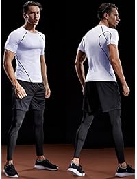 Neleus - Camiseta de compresión para hombre