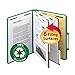 Smead 100% Recycled Pressboard Classification File Folder, 2 Dividers, 2