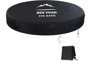 Portable Ice Bath Tub Cover for Inflatable Cold Plunge Tub 31.5in Outdoor Ice Plunge Lid for Athletics Adult Ice Bath Cold Wa