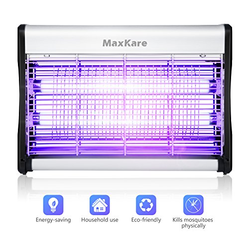 MaxKare Electronic Mosquito Killer with UV Light Indoor Mosquito Trap, 538sq.ft Coverage for Residential and Commercial Use (20W) MaxKare Electronic Mosquito Killer with UV Light Indoor Mosquito Trap, 538sq.ft Coverage for Residential and Commercial Use (20W)