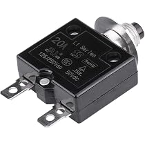 NEW 25 Amp Push Button Thermal Circuit Breaker 12-50V DC 125-250V Volt AC 25A NEW 25 Amp Push Button Thermal Circuit Breaker 12-50V DC 125-250V Volt AC 25A