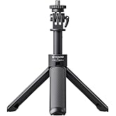 Insta360 Mini 2-in-1 Tripod, Lightweight Selfie Stick and Tripod, Compatible with Insta360 Ace/GO/Link/X Series, Black
