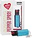 Pepper Spray Keychain for Women – Fashionable & Powerful, Our 10% OC, No Gel Sprays Long Range and is Specifically Designed for Women, Safe, Accessible, Easy to Use, No Accidents, and Refillable