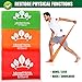 Micrael Home Solid Exercise Resistance Band Set of 3 Long Fitness Stretch Bands Home Gym Kit for Strength Training, Physical Therapy, Pilates, Chair Exercises 59 x 5.9 inches