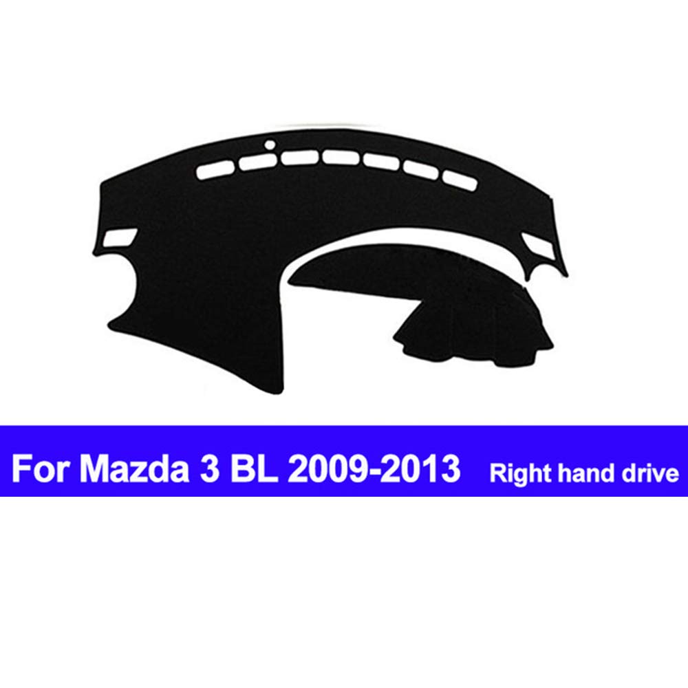 AUCD RHD Car Dashboard Cover Dash Mat for Mazda 3 BL 2009 2010 2011 2012 2013 Automobile Non-Slip Sun Shade DashMat Pad Carpet