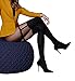 Laura Baldini Nylon/Spandex Mistero Opaque Tights, Sizes S-L, 1 Pair, Black