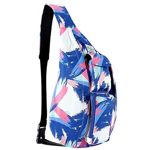 KAMO Sling Backpack - Rope Bag Crossbody Backpack Travel Multipurpose Daypacks for Men Women Lady Girl Teens - Thumbnail 7
