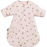 HOUSBAY Baby Sleep Bag Wearable Blanket Sleep Sack with Detachable Sleeves 2.5tog Unisex Baby Sleeping Sack With 2-Way Zipper