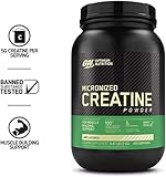 Optimum Nutrition Micronized Creatine Monohydrate Powder, Unflavored, Keto Friendly, 400 Servings (Packaging May Vary)