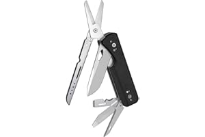 ROXON S505G Flex Shears-Modular Design Multitool with Fixed Big Scissor-Interchangeable Blade of BA01-BA17 & Changeable Imple