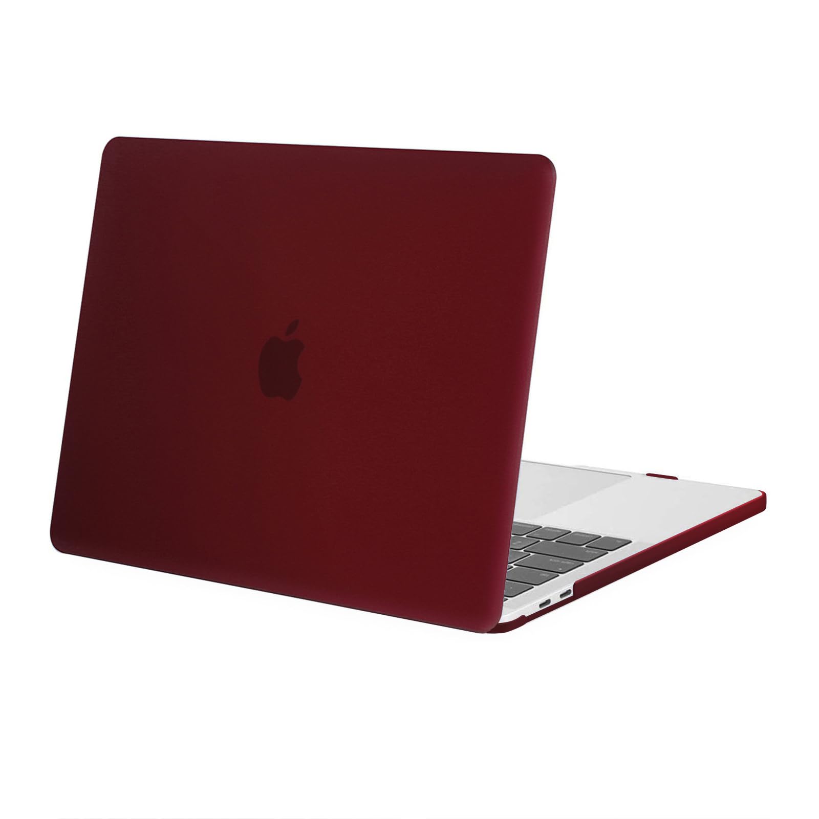 MOSISO Compatible with MacBook Pro 13 inch Case 2026 2025 2024 2023 2022-2016 M2 M1 A2338 A2289 A2251 A2159 A1989 A1706 A1708 with/without Touch Bar, Plastic Hard Shell Case Cover, Marsala Red