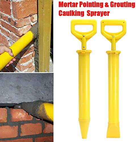 Fbest Mortar Pointing Grouting Caulking Tool Sprayer Applicator Tool for Cement Lime(2 packs)