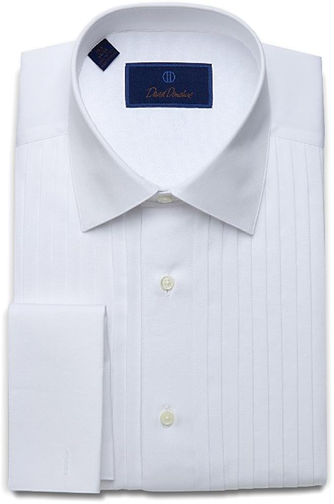 pleated white dress shirt