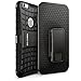 iPhone 6s Case, BUDDIBOX [Wave Belt Series] Slim Belt Clip Holster Rugged Durable Protective Case with Kickstand for Apple iPhone 6 and 6s, (Black)