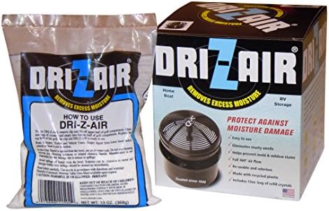 Dri-Z-Air Dehumidifier Pot with Bonus 13 Oz Refill of Moisture Absorbing Crystals