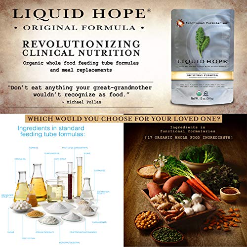 Functional Formularies Liquid Hope Organic Tube Feeding Formula and