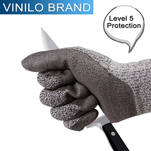 SQSM Brand Cut Resistant Gloves Level 5 Protection, Food Grade EN388 Certified, Safety Gloves for Hand protection Kitchen Glove for Cutting and slicing Safety Cut Proof Stab Resistant Size Small SQSM Brand Cut Resistant Gloves Level 5 Protection, Food Grade EN388 Certified, Safety Gloves for Hand protection Kitchen Glove for Cutting and slicing Safety Cut Proof Stab Resistant Size Small