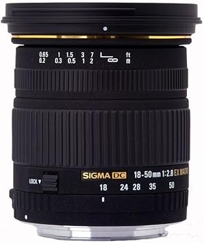 Amazon Com Sigma 18 50mm F 2 8 Ex Dc Sld Eld Aspherical Macro Lens For Canon Digital Slr Cameras Camera Lenses Camera Photo
