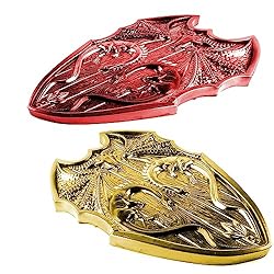 JIOFAVIU Large Dragon on Shield Mold, 10 in Unique